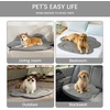 image:imageCozy Bliss Cute Shell Shape Cooling Mat for Medium Dogs NonSlip Leakproof Washable Pet Cooling Mat for Hot Weather with QMax 05 Indoor and Outdoor Summer Pad Heather Haze Blue 35x40Charcoal Gray