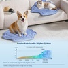 image:imageCozy Bliss Cute Shell Shape Cooling Mat for Medium Dogs NonSlip Leakproof Washable Pet Cooling Mat for Hot Weather with QMax 05 Indoor and Outdoor Summer Pad Heather Haze Blue 35x40Haze Blue