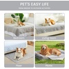 image:imageCozy Bliss Deluxe Leakproof Cooling Blanket for Small Dogs QMax 05 Soft amp Durable Washable Pet Cooling Mat for Hot Weather Livingroom Pet Throw amp Couch Protector for Cats Charcoal Grey 25x35Heather Silver Grey