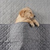 image:imageCozy Bliss Deluxe Leakproof Cooling Blanket for Small Dogs QMax 05 Soft amp Durable Washable Pet Cooling Mat for Hot Weather Livingroom Pet Throw amp Couch Protector for Cats Charcoal Grey 25x35Heather Charcoal Grey