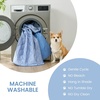 image:imageCozy Bliss Deluxe Leakproof Cooling Blanket for Small Dogs QMax 05 Soft amp Durable Washable Pet Cooling Mat for Hot Weather Livingroom Pet Throw amp Couch Protector for Cats Charcoal Grey 25x35Heather Haze Blue