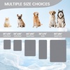 image:imageCozy Bliss Deluxe Leakproof Cooling Blanket for Small Dogs QMax 05 Soft amp Durable Washable Pet Cooling Mat for Hot Weather Livingroom Pet Throw amp Couch Protector for Cats Charcoal Grey 25x35Heather Charcoal Grey