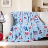 image:imageCozy Bliss Gnome Throw Blanket Christmas Blanket Warm Plush Throw BlanketUltra Soft Cozy Blanket for CouchSofa and BedXmas Gnome in Truck50x60Blue