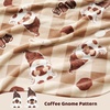 image:imageCozy Bliss Gnome Throw Blanket Christmas Blanket Warm Plush Throw BlanketUltra Soft Cozy Blanket for CouchSofa and BedXmas Gnome in Truck50x60Coffee Gnome Brown
