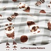 image:imageCozy Bliss Gnome Throw Blanket Christmas Blanket Warm Plush Throw BlanketUltra Soft Cozy Blanket for CouchSofa and BedXmas Gnome in Truck50x60Coffee Gnome Grey
