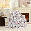 image:imageCozy Bliss Gnome Throw Blanket Christmas Blanket Warm Plush Throw BlanketUltra Soft Cozy Blanket for CouchSofa and BedXmas Gnome in Truck50x60Coffee Gnome Grey