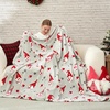 image:imageCozy Bliss Gnome Throw Blanket Christmas Blanket Warm Plush Throw BlanketUltra Soft Cozy Blanket for CouchSofa and BedXmas Gnome in Truck50x60Gnome Love Heart