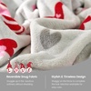 image:imageCozy Bliss Gnome Throw Blanket Christmas Blanket Warm Plush Throw BlanketUltra Soft Cozy Blanket for CouchSofa and BedXmas Gnome in Truck50x60Gnome Love Heart