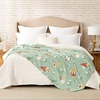 image:imageCozy Bliss Gnome Throw Blanket Christmas Blanket Warm Plush Throw BlanketUltra Soft Cozy Blanket for CouchSofa and BedXmas Gnome in Truck50x60Spring Gnome Green