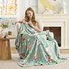 image:imageCozy Bliss Gnome Throw Blanket Christmas Blanket Warm Plush Throw BlanketUltra Soft Cozy Blanket for CouchSofa and BedXmas Gnome in Truck50x60Spring Gnome Green