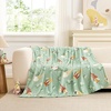 image:imageCozy Bliss Gnome Throw Blanket Christmas Blanket Warm Plush Throw BlanketUltra Soft Cozy Blanket for CouchSofa and BedXmas Gnome in Truck50x60Spring Gnome Green