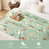 image:imageCozy Bliss Gnome Throw Blanket Christmas Blanket Warm Plush Throw BlanketUltra Soft Cozy Blanket for CouchSofa and BedXmas Gnome in Truck50x60Spring Gnome Green