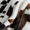 image:imageCozy Bliss Leopard Print Fuzzy Throw Blanket for Couch amp Bed Thick Soft Warm Fleece Blankets for Room Decor for Kids Women Men Girls Khaki Brown Cheetah 5060Black Brown