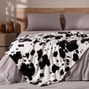 image:imageCozy Bliss Leopard Print Fuzzy Throw Blanket for Couch amp Bed Thick Soft Warm Fleece Blankets for Room Decor for Kids Women Men Girls Khaki Brown Cheetah 5060Black Brown