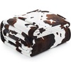 image:imageCozy Bliss Leopard Print Fuzzy Throw Blanket for Couch amp Bed Thick Soft Warm Fleece Blankets for Room Decor for Kids Women Men Girls Khaki Brown Cheetah 5060Black Brown