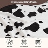 image:imageCozy Bliss Leopard Print Fuzzy Throw Blanket for Couch amp Bed Thick Soft Warm Fleece Blankets for Room Decor for Kids Women Men Girls Khaki Brown Cheetah 5060Black White
