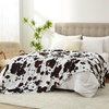 image:imageCozy Bliss Leopard Print Fuzzy Throw Blanket for Couch amp Bed Thick Soft Warm Fleece Blankets for Room Decor for Kids Women Men Girls Khaki Brown Cheetah 5060Black Brown