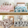image:imageCozy Bliss Leopard Print Fuzzy Throw Blanket for Couch amp Bed Thick Soft Warm Fleece Blankets for Room Decor for Kids Women Men Girls Khaki Brown Cheetah 5060Black White