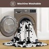 image:imageCozy Bliss Leopard Print Fuzzy Throw Blanket for Couch amp Bed Thick Soft Warm Fleece Blankets for Room Decor for Kids Women Men Girls Khaki Brown Cheetah 5060Black White