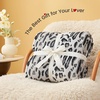 image:imageCozy Bliss Leopard Print Fuzzy Throw Blanket for Couch amp Bed Thick Soft Warm Fleece Blankets for Room Decor for Kids Women Men Girls Khaki Brown Cheetah 5060Silvery Leopard
