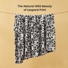 image:imageCozy Bliss Leopard Print Fuzzy Throw Blanket for Couch amp Bed Thick Soft Warm Fleece Blankets for Room Decor for Kids Women Men Girls Khaki Brown Cheetah 5060Silvery Leopard