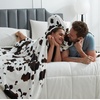 image:imageCozy Bliss Leopard Print Fuzzy Throw Blanket for Couch amp Bed Thick Soft Warm Fleece Blankets for Room Decor for Kids Women Men Girls Khaki Brown Cheetah 5060Black Brown