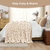 image:imageCozy Bliss Leopard Print Fuzzy Throw Blanket for Couch amp Bed Thick Soft Warm Fleece Blankets for Room Decor for Kids Women Men Girls Khaki Brown Cheetah 5060Khaki Leopard