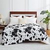 image:imageCozy Bliss Leopard Print Fuzzy Throw Blanket for Couch amp Bed Thick Soft Warm Fleece Blankets for Room Decor for Kids Women Men Girls Khaki Brown Cheetah 5060Black White