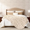 image:imageCozy Bliss Leopard Print Fuzzy Throw Blanket for Couch amp Bed Thick Soft Warm Fleece Blankets for Room Decor for Kids Women Men Girls Khaki Brown Cheetah 5060Khaki Leopard