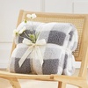 image:imageCozy Bliss Sherpa Throw Blanket for Couch Cozy Fleece Thick Warm Blanket for Winter Reversible Soft Fuzzy Plush Throw Gifts for Women and Men Room Decor Mottled Beige 50 x 60Buffalo Plaidgrey