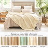 image:imageCozy Bliss Sherpa Throw Blanket for Couch Cozy Fleece Thick Warm Blanket for Winter Reversible Soft Fuzzy Plush Throw Gifts for Women and Men Room Decor Mottled Beige 50 x 60Mottled Beige