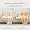 image:imageCozy Bliss Sherpa Throw Blanket for Couch Cozy Fleece Thick Warm Blanket for Winter Reversible Soft Fuzzy Plush Throw Gifts for Women and Men Room Decor Mottled Beige 50 x 60Buffalo Plaidbeige