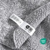 image:imageCozy Bliss Sherpa Throw Blanket for Couch Cozy Fleece Thick Warm Blanket for Winter Reversible Soft Fuzzy Plush Throw Gifts for Women and Men Room Decor Mottled Beige 50 x 60Mottled Grey