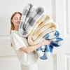 image:imageCozy Bliss Sherpa Throw Blanket for Couch Cozy Fleece Thick Warm Blanket for Winter Reversible Soft Fuzzy Plush Throw Gifts for Women and Men Room Decor Mottled Beige 50 x 60Buffalo Plaidlight Blue