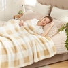 image:imageCozy Bliss Sherpa Throw Blanket for Couch Cozy Fleece Thick Warm Blanket for Winter Reversible Soft Fuzzy Plush Throw Gifts for Women and Men Room Decor Mottled Beige 50 x 60Buffalo Plaidbeige