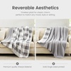 image:imageCozy Bliss Sherpa Throw Blanket for Couch Cozy Fleece Thick Warm Blanket for Winter Reversible Soft Fuzzy Plush Throw Gifts for Women and Men Room Decor Mottled Beige 50 x 60Buffalo Plaidgrey