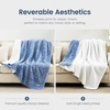 image:imageCozy Bliss Sherpa Throw Blanket for Couch Cozy Fleece Thick Warm Blanket for Winter Reversible Soft Fuzzy Plush Throw Gifts for Women and Men Room Decor Mottled Beige 50 x 60Mottled Navy Blue
