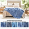 image:imageCozy Bliss Sherpa Throw Blanket for Couch Cozy Fleece Thick Warm Blanket for Winter Reversible Soft Fuzzy Plush Throw Gifts for Women and Men Room Decor Mottled Beige 50 x 60Mottled Navy Blue