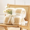 image:imageCozy Bliss Sherpa Throw Blanket for Couch Cozy Fleece Thick Warm Blanket for Winter Reversible Soft Fuzzy Plush Throw Gifts for Women and Men Room Decor Mottled Beige 50 x 60Buffalo Plaidbeige
