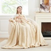 image:imageCozy Bliss Sherpa Throw Blanket for Couch Cozy Fleece Thick Warm Blanket for Winter Reversible Soft Fuzzy Plush Throw Gifts for Women and Men Room Decor Mottled Beige 50 x 60Mottled Beige