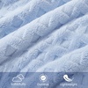 image:imageCozy Bliss Ultrasoft Waffle Throw Blanket Fluffy Cute Plush Blanket for Couch Bed Modern Home Accent Portable for Picnic or Outdoor Grey 50x60Light Blue