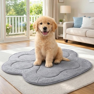 image:imageCozy Bliss Cute Shell Shape Cooling Mat for Medium Dogs NonSlip Leakproof Washable Pet Cooling Mat for Hot Weather with QMax 05 Indoor and Outdoor Summer Pad Heather Haze Blue 35x40Charcoal Gray