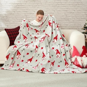 image:imageCozy Bliss Gnome Throw Blanket Christmas Blanket Warm Plush Throw BlanketUltra Soft Cozy Blanket for CouchSofa and BedXmas Gnome in Truck50x60Gnome Love Heart