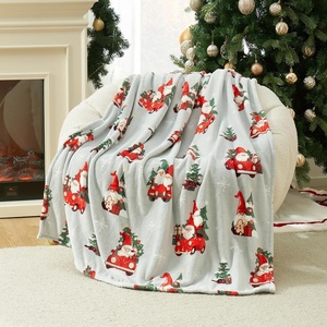 image:imageCozy Bliss Gnome Throw Blanket Christmas Blanket Warm Plush Throw BlanketUltra Soft Cozy Blanket for CouchSofa and BedXmas Gnome in Truck50x60Gnome in Truck