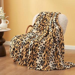 image:imageCozy Bliss Leopard Print Fuzzy Throw Blanket for Couch amp Bed Thick Soft Warm Fleece Blankets for Room Decor for Kids Women Men Girls Khaki Brown Cheetah 5060Brown Leopard